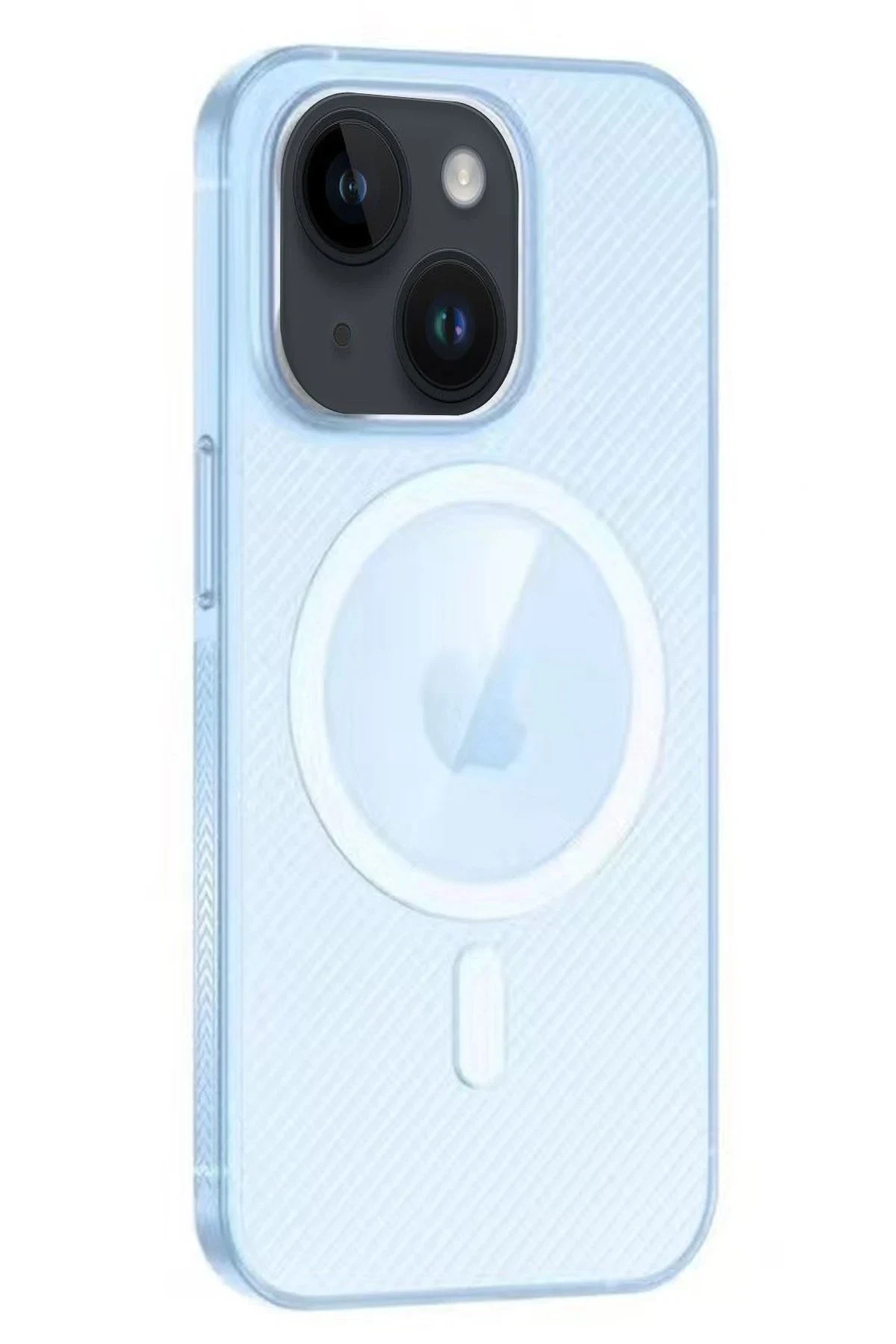 Movenchy Apple iPhone 14 Kılıf PP Magsafe Kapak - Sierra Blue