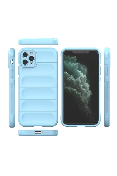 uryport Apple iPhone 11 Pro Kılıf Optimum Silikon - Sky Blue