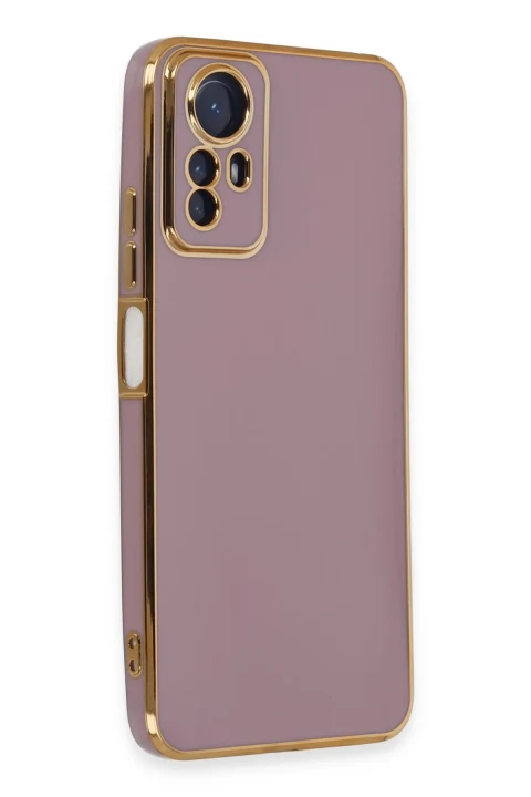 uryport Xiaomi Redmi Note 12S Kılıf Volet Silikon - Mor