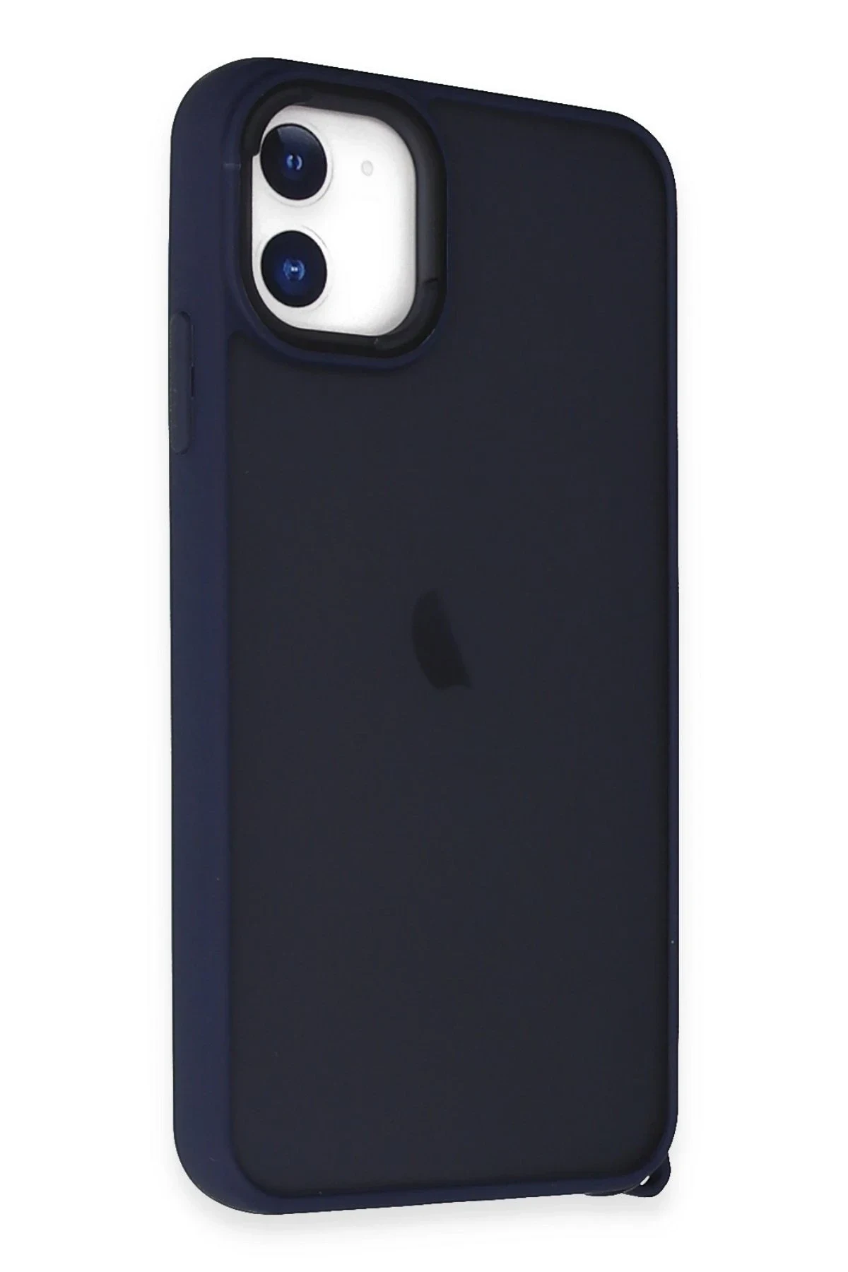 uryport Apple iPhone 12 Kılıf Elegant Kapak - Lacivert