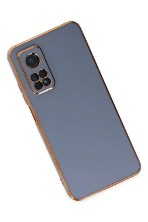 uryport Xiaomi Mi 10T Kılıf Volet Silikon - Mavi