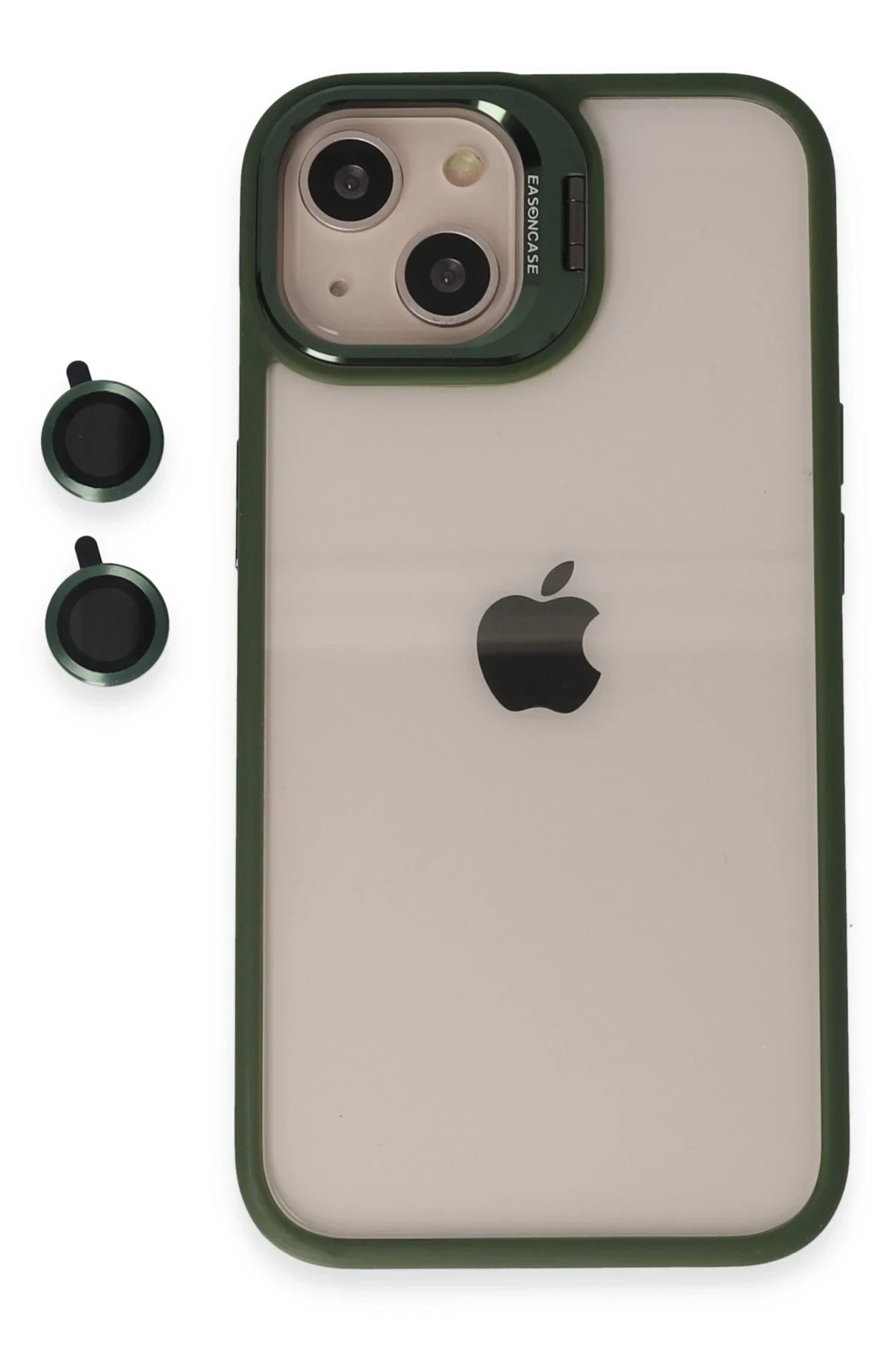 Joko Apple iPhone 15 Kılıf Roblox Lens Standlı Kapak - Koyu Yeşil