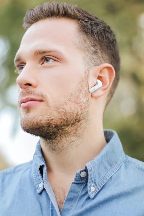 Tozo A3 Çağrı Gürültü Engelleyici Özellikli Ultra Hafif Bluetooth 5.3 Kablosuz TWS Airpods Kulaklık - Beyaz
