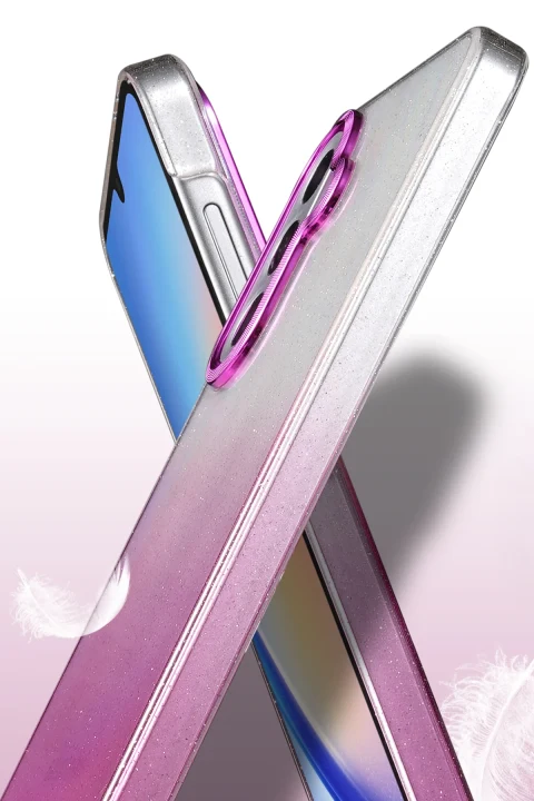 uryport Samsung Galaxy A26 Glossy Kapak - Mavi