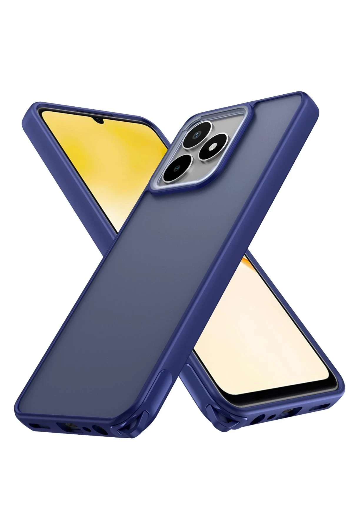 uryport Realme C53 Kılıf Elegant Kapak - Lacivert