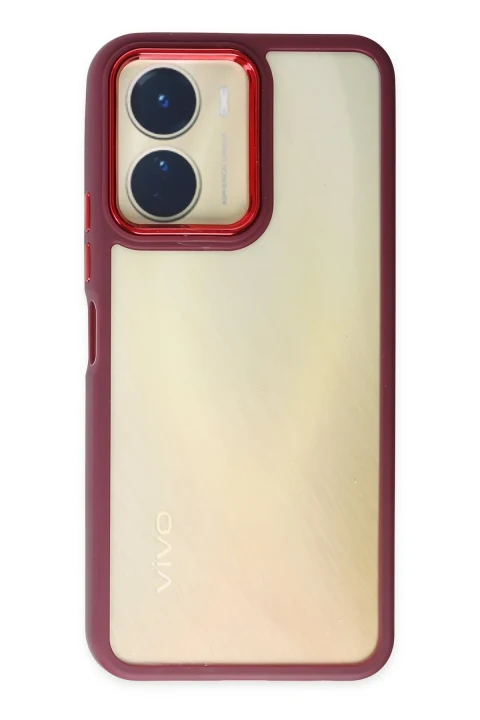 uryport Vivo Y16 Kılıf Dora Kapak - Kırmızı