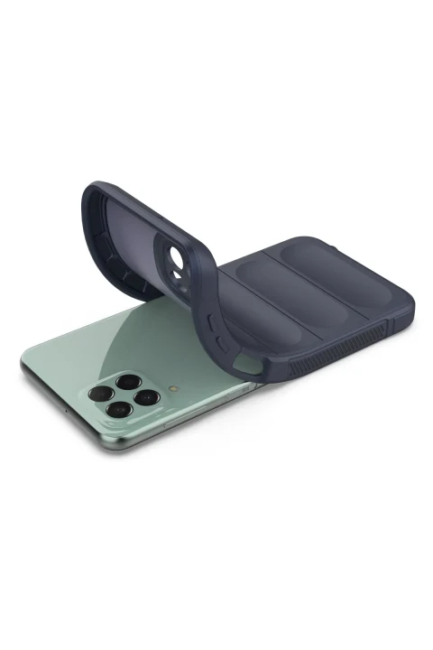 uryport Samsung Galaxy M33 Kılıf Optimum Silikon - Lacivert