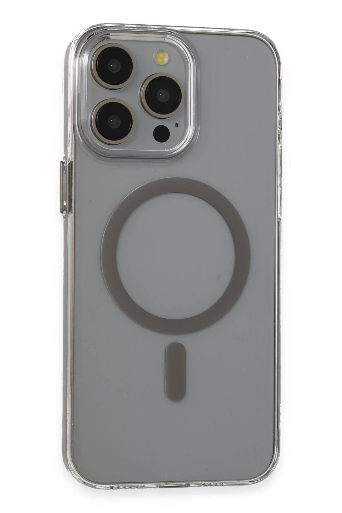 Joko Apple iPhone 15 Pro Max Bubble Magsafe Kapak - Titan Gri