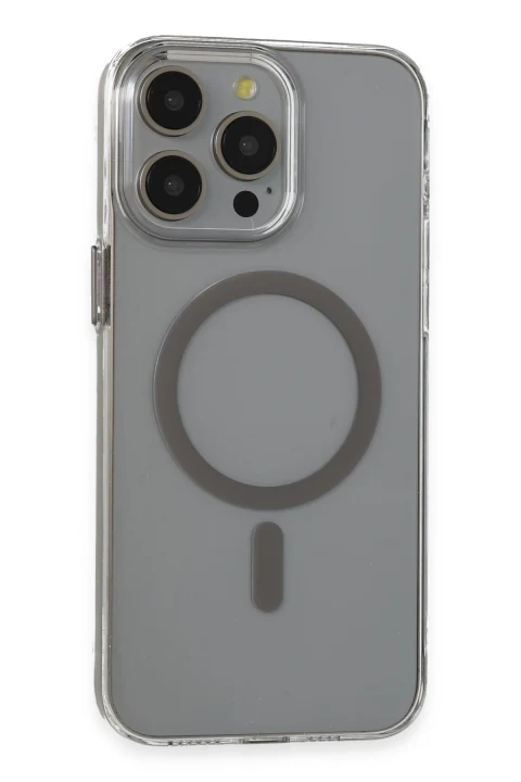Joko Apple iPhone 15 Pro Max Bubble Magsafe Kapak - Titan Gri
