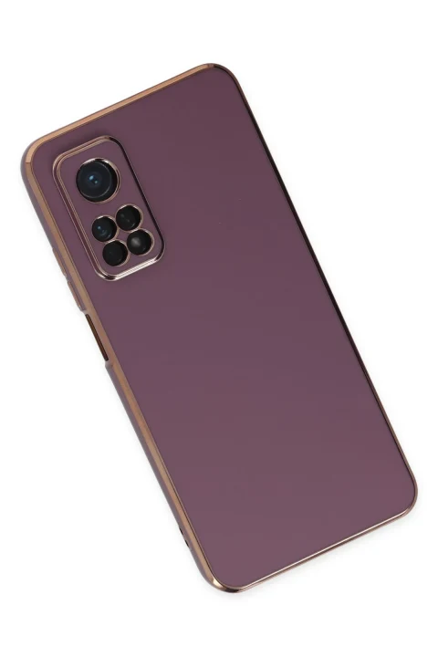 uryport Xiaomi Mi 10T Kılıf Volet Silikon - Mor