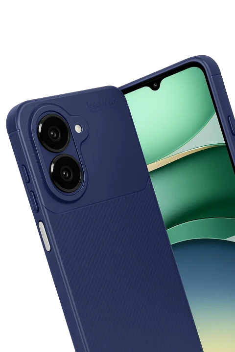 uryport Xiaomi Redmi A5 4G Auto Focus Karbon Kapak - Lacivert