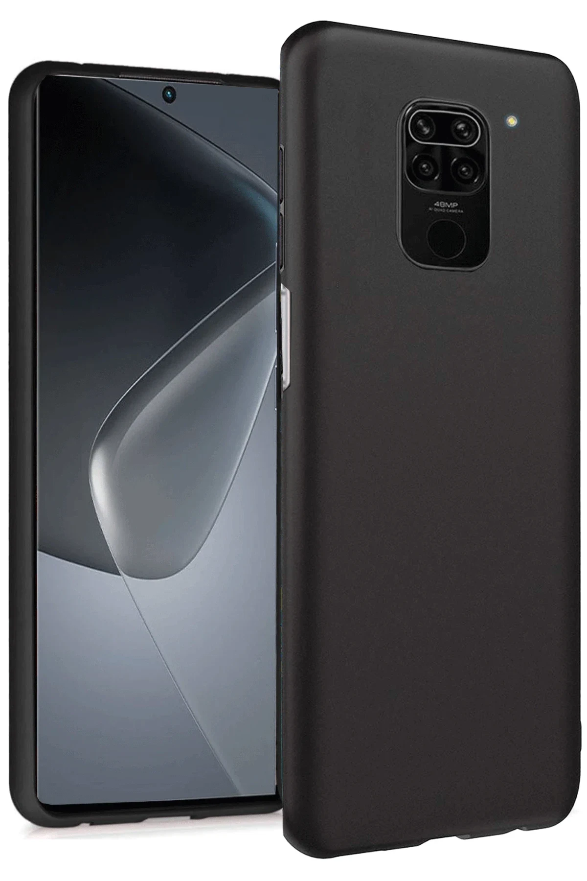 uryport Xiaomi Redmi Note 9 Pro Kılıf First Silikon - Siyah
