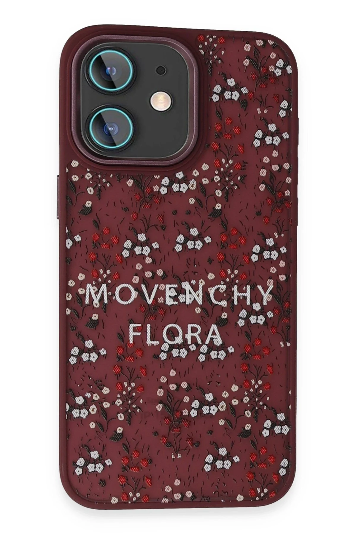 Movenchy Apple iPhone 11 Terra Desenli Kapak - Pembe - 1