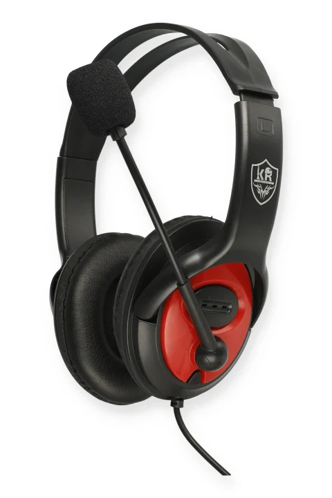 Karler Bass GM701 Kafa Üstü Oyuncu Kulaklık - Kırmızı