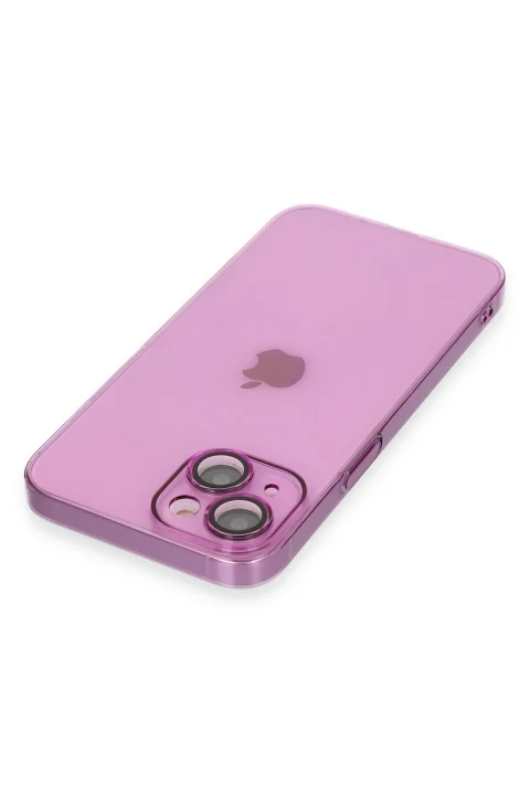 uryport Apple iPhone 14 Kılıf Armada Lensli Kapak - Lila