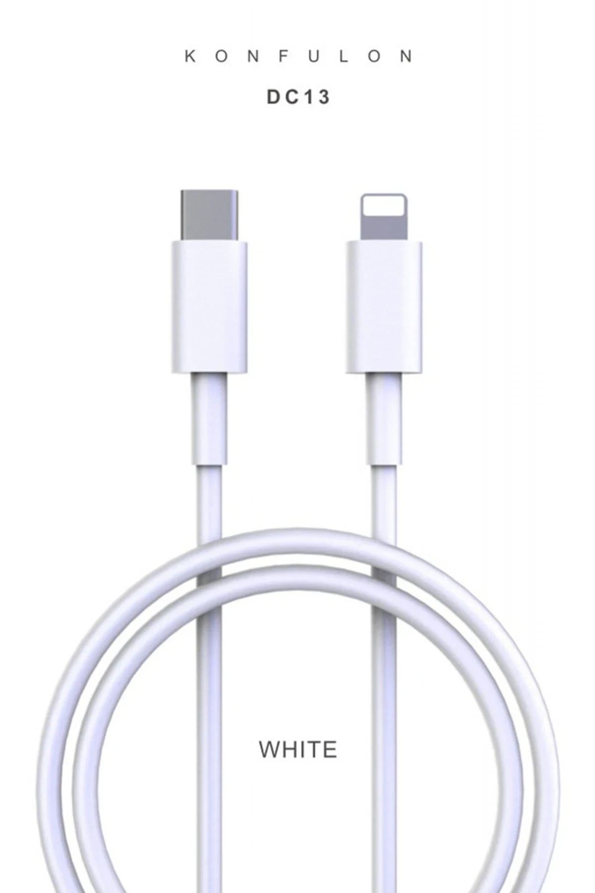 Konfulon DC13 1M 20W Type-C to Lightning Kablo iphone Uyumlu