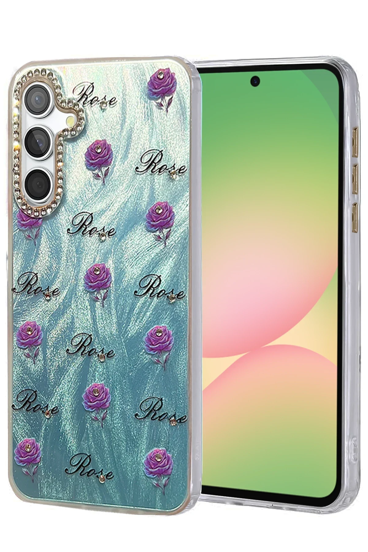 uryport Samsung Galaxy A56 Kılıf Blade Aynalı Desenli Kapak - Desen 9