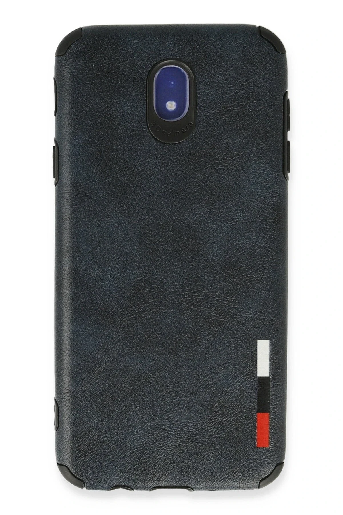 uryport Samsung Galaxy J7 Pro / J730 Kılıf Loop Deri Silikon - Lacivert