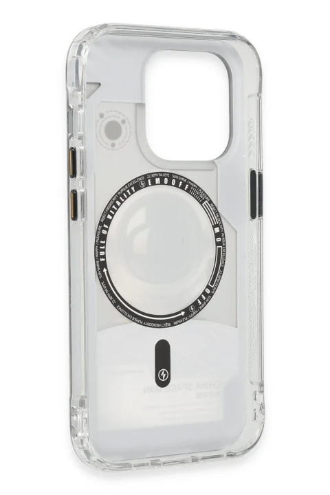 Keep Off Apple iPhone 14 Pro Kılıf Clone Space Magsafe Kapak - Clone - 4