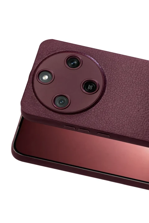 uryport Huawei Honor Magic 8 Lite Thermax Silikon Kılıf - Bordo