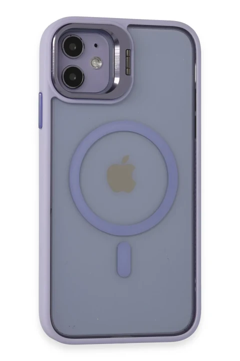 Joko Apple iPhone 11 Kılıf Roblox Lens Magsafe Standlı Kapak - Lila
