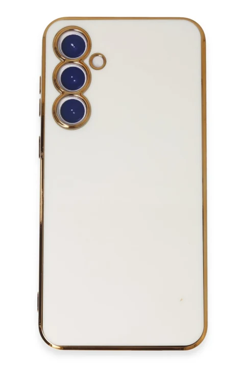 uryport Samsung Galaxy S23 FE Kılıf Volet Silikon - Beyaz