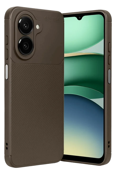 uryport Xiaomi Redmi A5 4G Auto Focus Karbon Kapak - Kahverengi