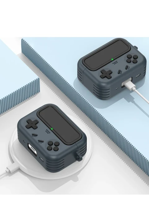 Movenchy Apple Airpods Pro 2 (2.nesil) Game Device Kılıf - Siyah