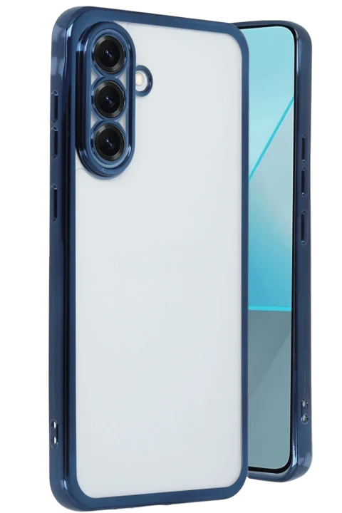uryport Samsung Galaxy A17 5G Razer Lensli Silikon - Lacivert