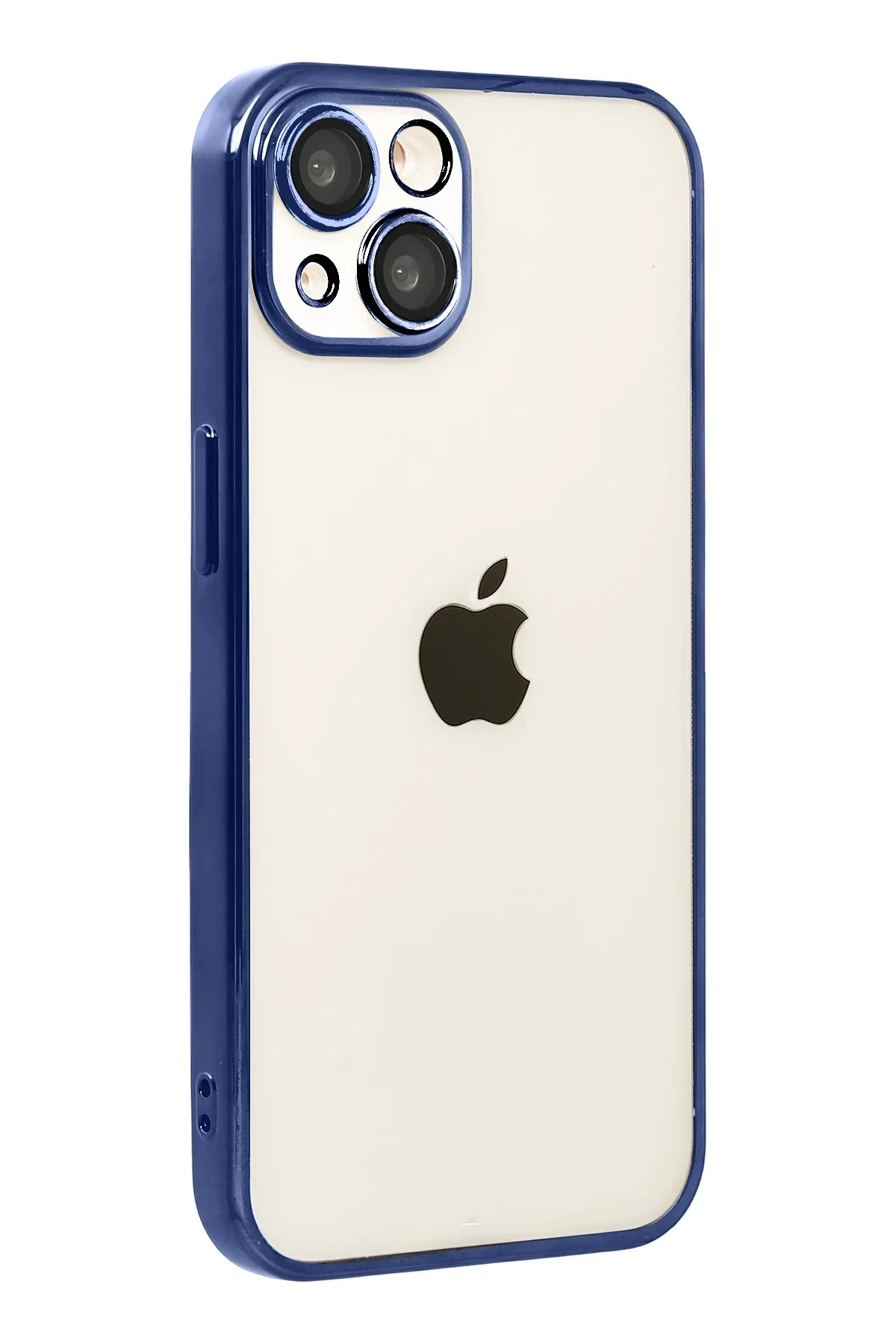 uryport Apple iPhone 15 Razer Lensli Silikon - Lacivert