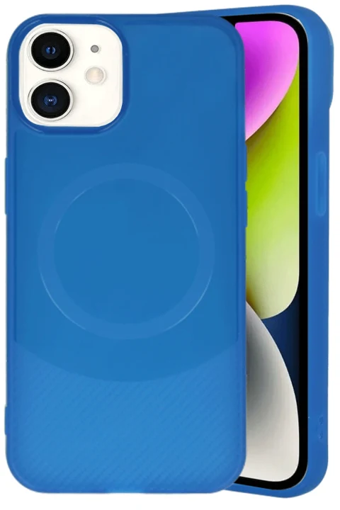 uryport Apple iPhone 11 Kılıf Maya Karbon Kapak - Lacivert