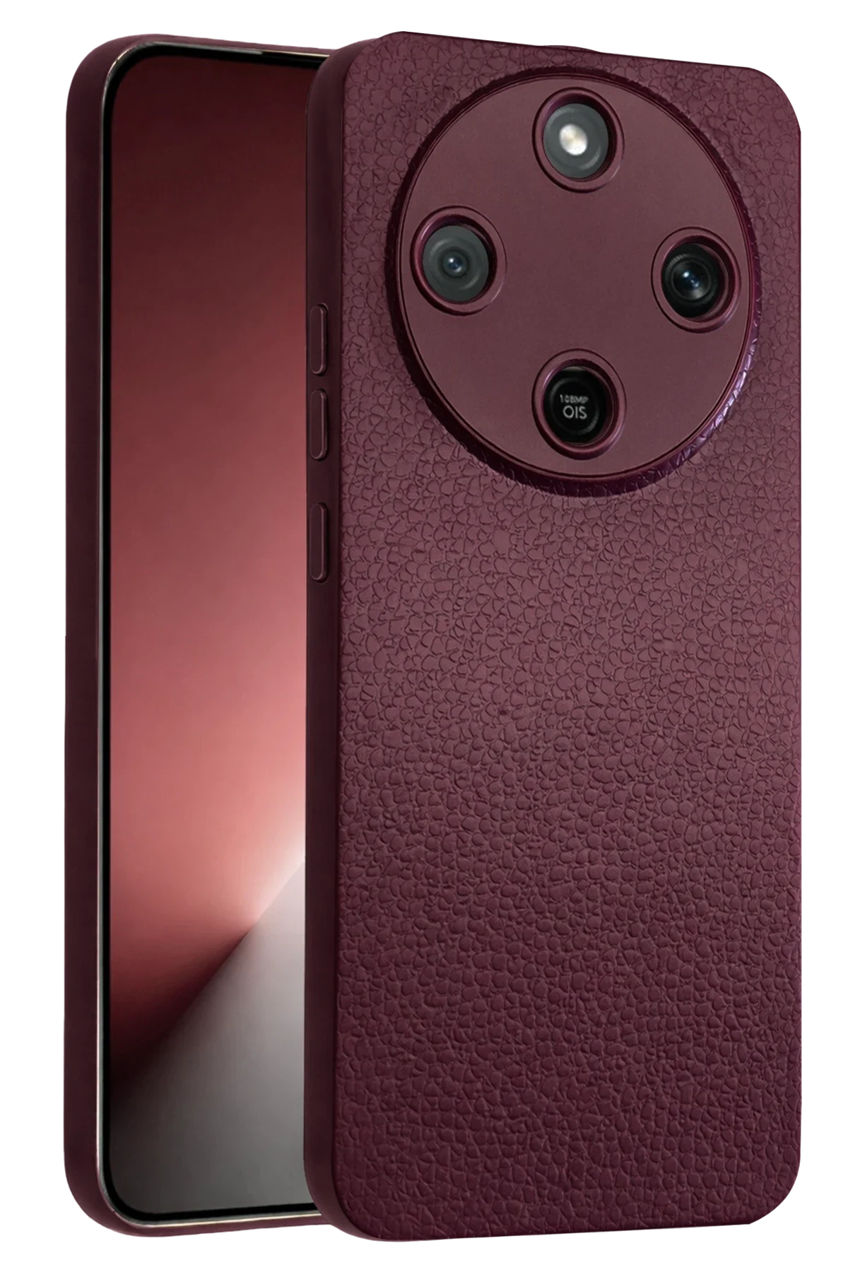 uryport Huawei Honor Magic 8 Lite Thermax Silikon Kılıf - Bordo