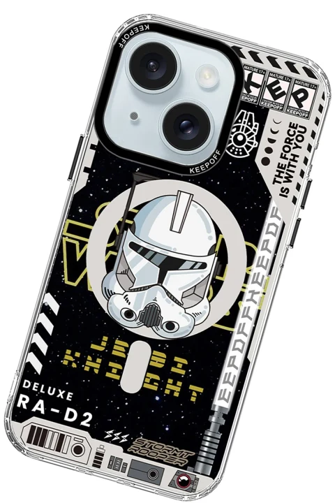 Keep Off Apple iPhone 15 DNA Magsafe Kapak - Jedi Knight