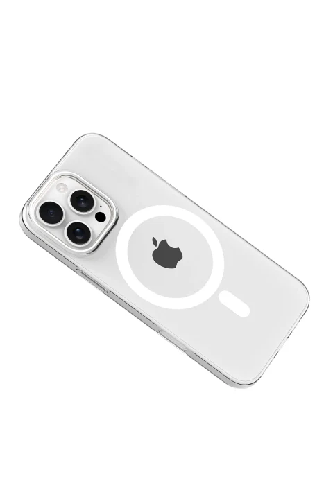 Joko Apple iPhone 16 Pro PC Blank Magsafe Kapak - Şeffaf