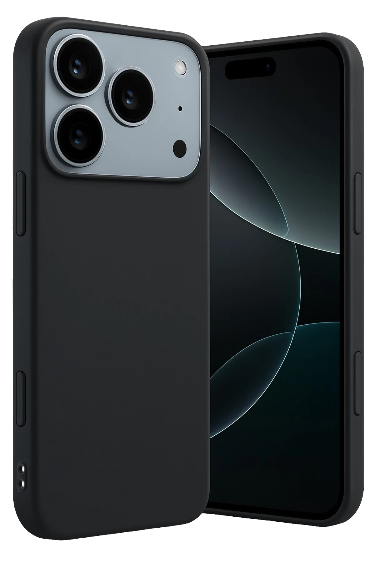 uryport Apple iPhone 18 Pro First Silikon - Siyah