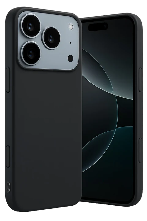 uryport Apple iPhone 18 Pro First Silikon - Siyah