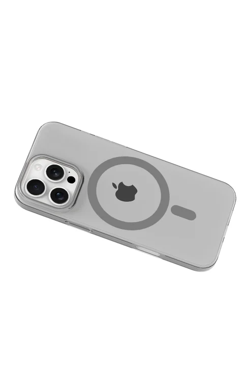 Joko Apple iPhone 16 Pro Max PC Blank Magsafe Kapak - Natural Grey