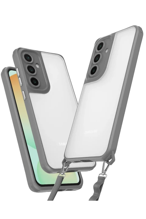 uryport Samsung Galaxy A16 5G Kılıf Penta Silikon Kılıf - Titan Gri