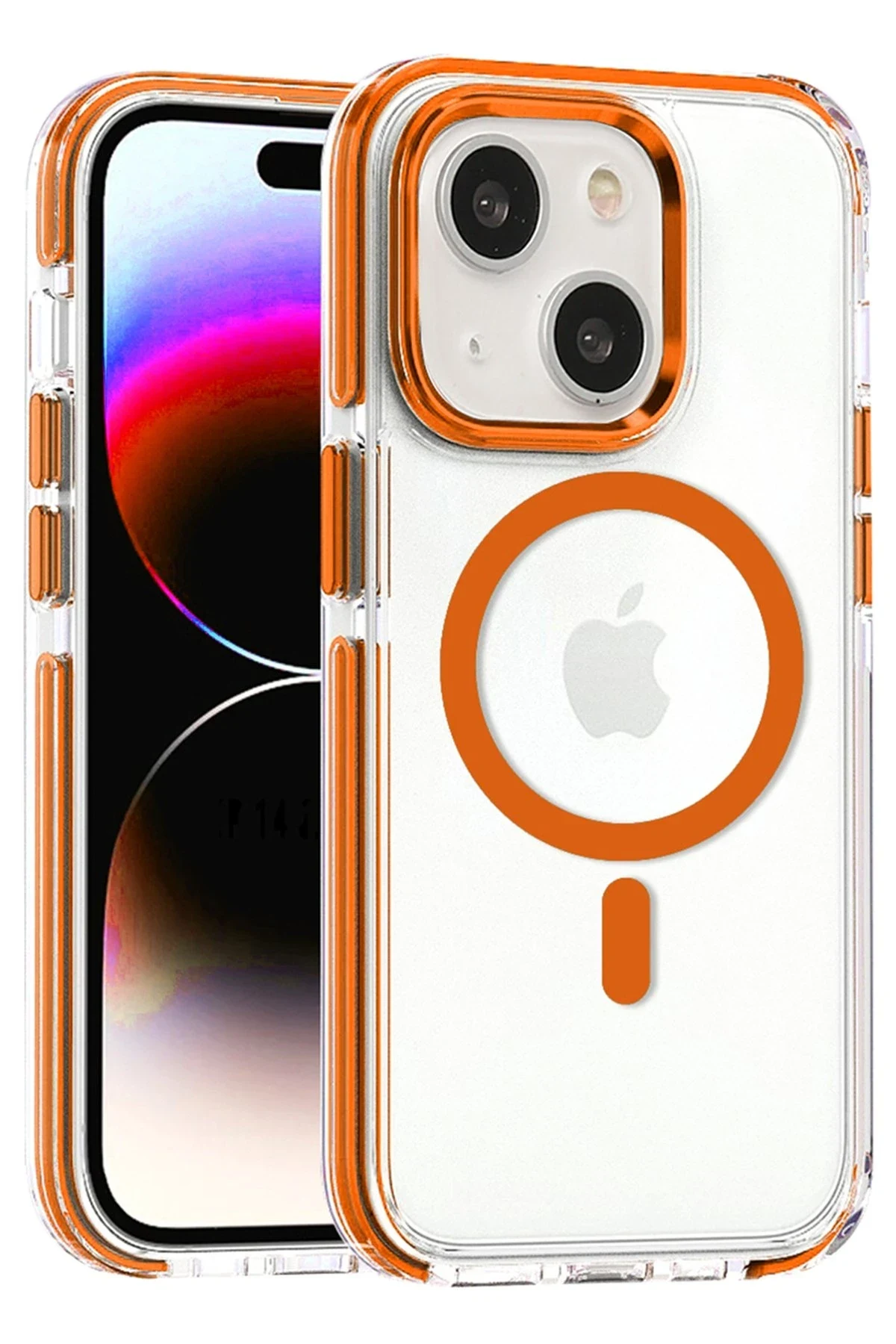 Joko Apple iPhone 15 Bella Magsafe Kapak - Turuncu
