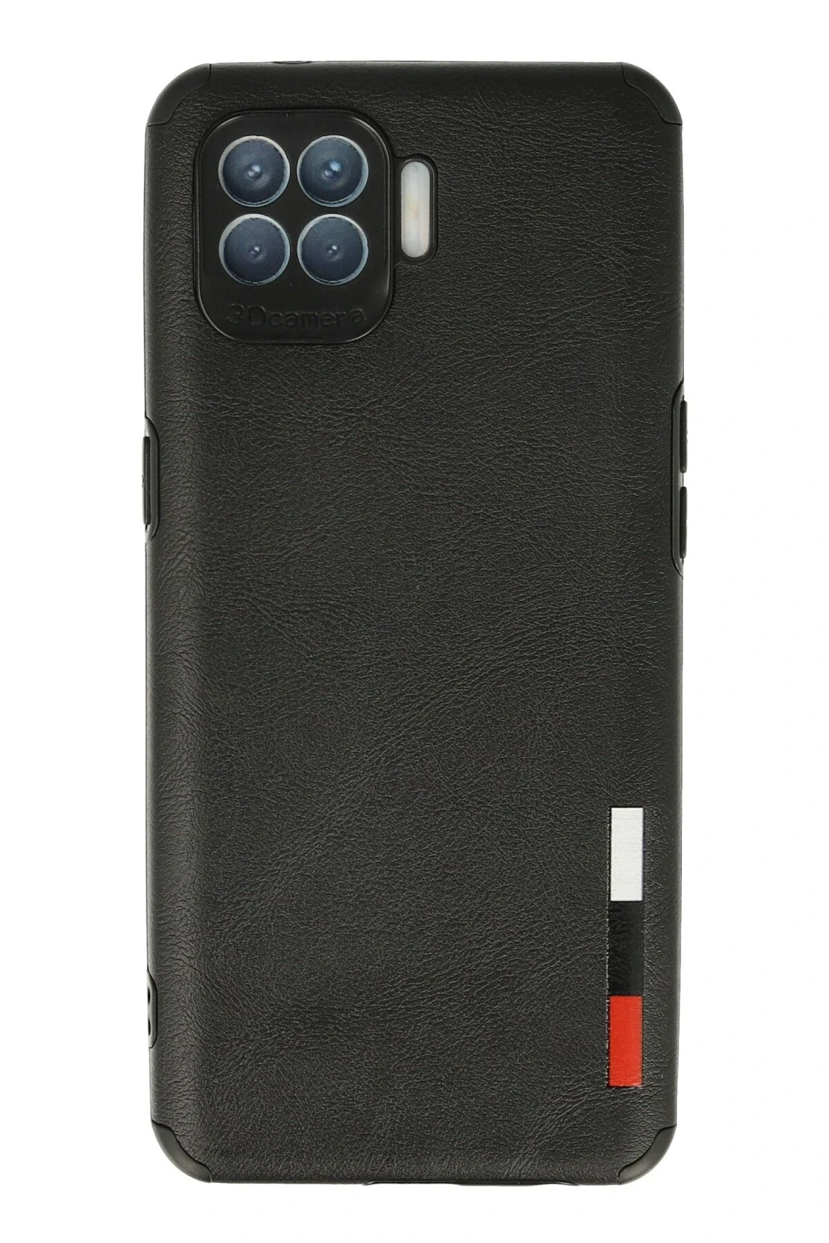 uryport Oppo Reno 4 Lite Kılıf Loop Deri Silikon - Siyah