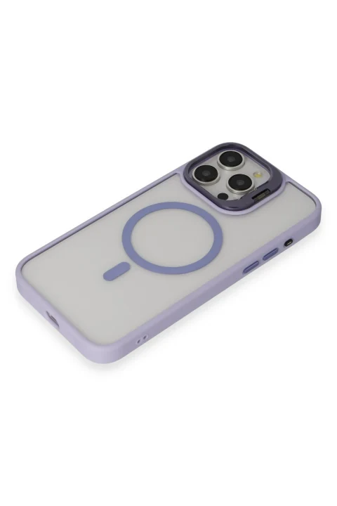 Joko Apple iPhone 14 Pro Kılıf Roblox Lens Magsafe Standlı Kapak - Lila