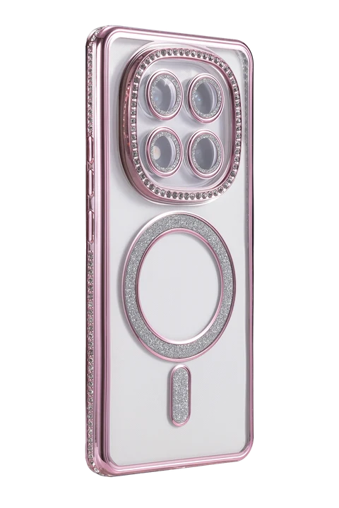 uryport Xiaomi Redmi Note 15 Pro 4G Joke Simli Magneticsafe Kılıf - Pembe