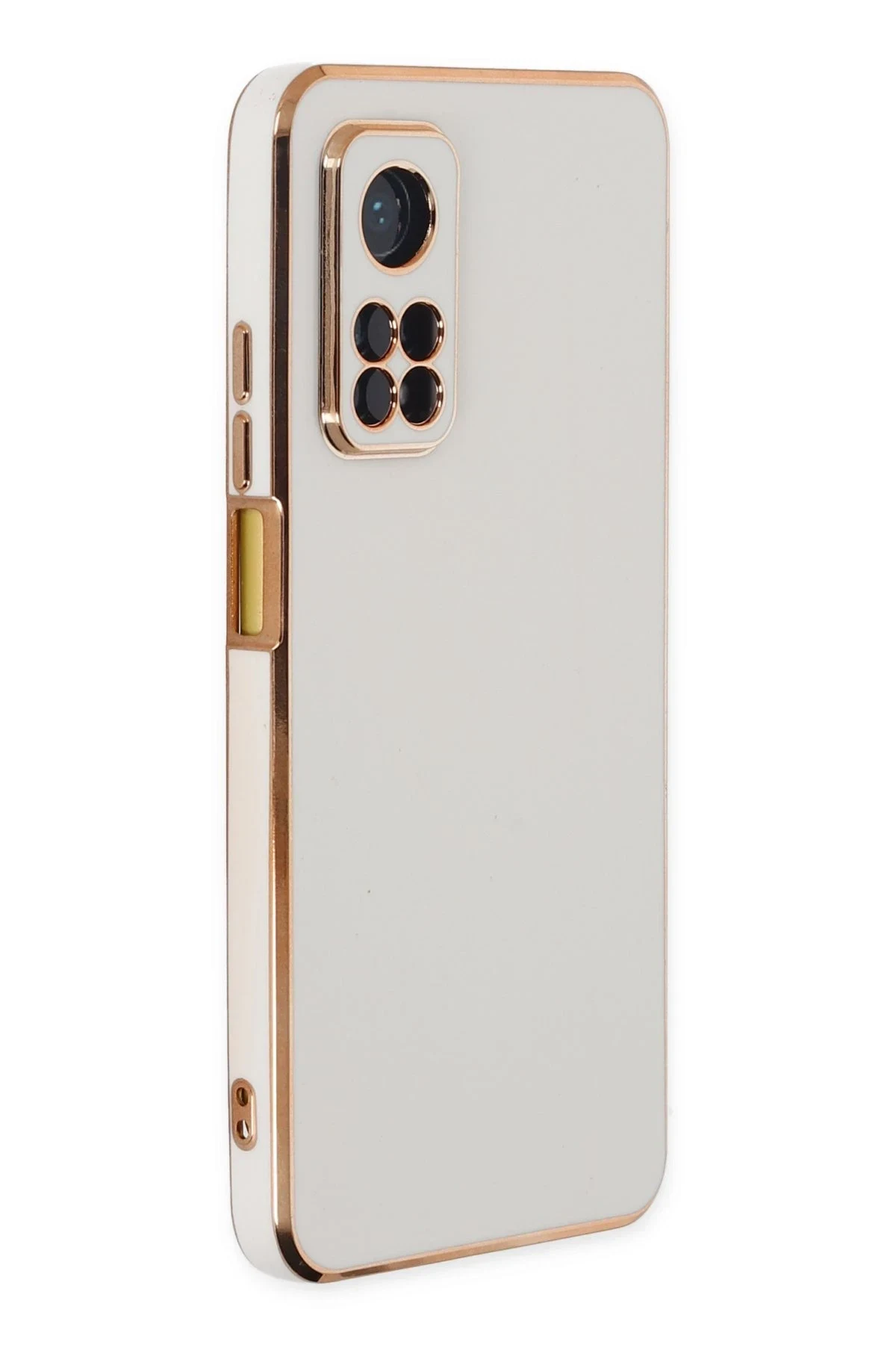 uryport Xiaomi Mi 10T Kılıf Volet Silikon - Beyaz