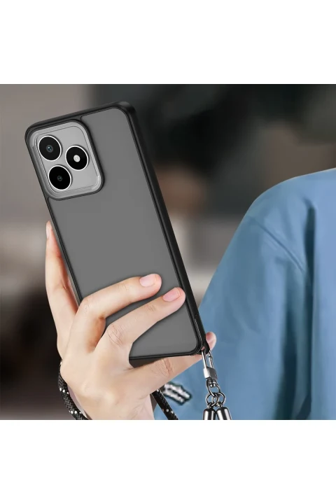 uryport Realme C53 Kılıf Elegant Kapak - Lacivert