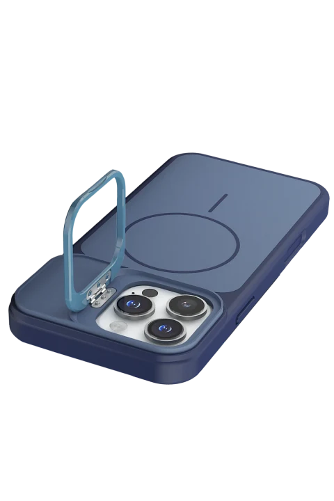 Joko Apple iPhone 16 Pro Max Pale Magsafe Standlı Kapak- Mavi