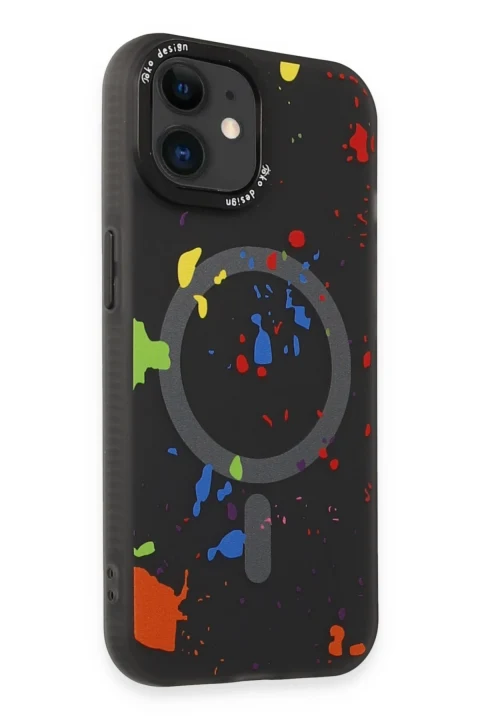 Joko Apple iPhone 11 Colorful Magsafe Kapak - Siyah