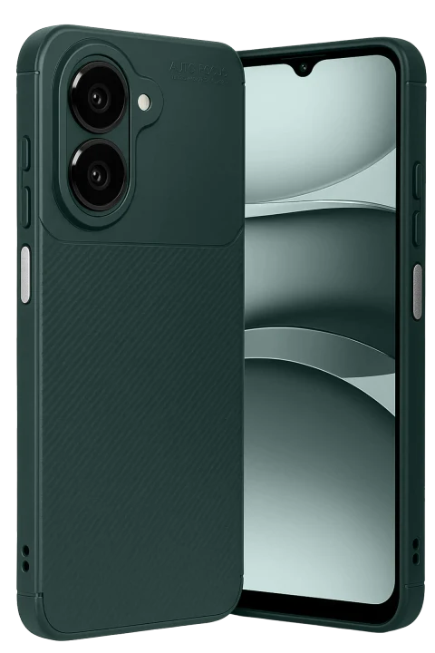 uryport Xiaomi Redmi A5 4G Auto Focus Karbon Kapak - Koyu Yeşil