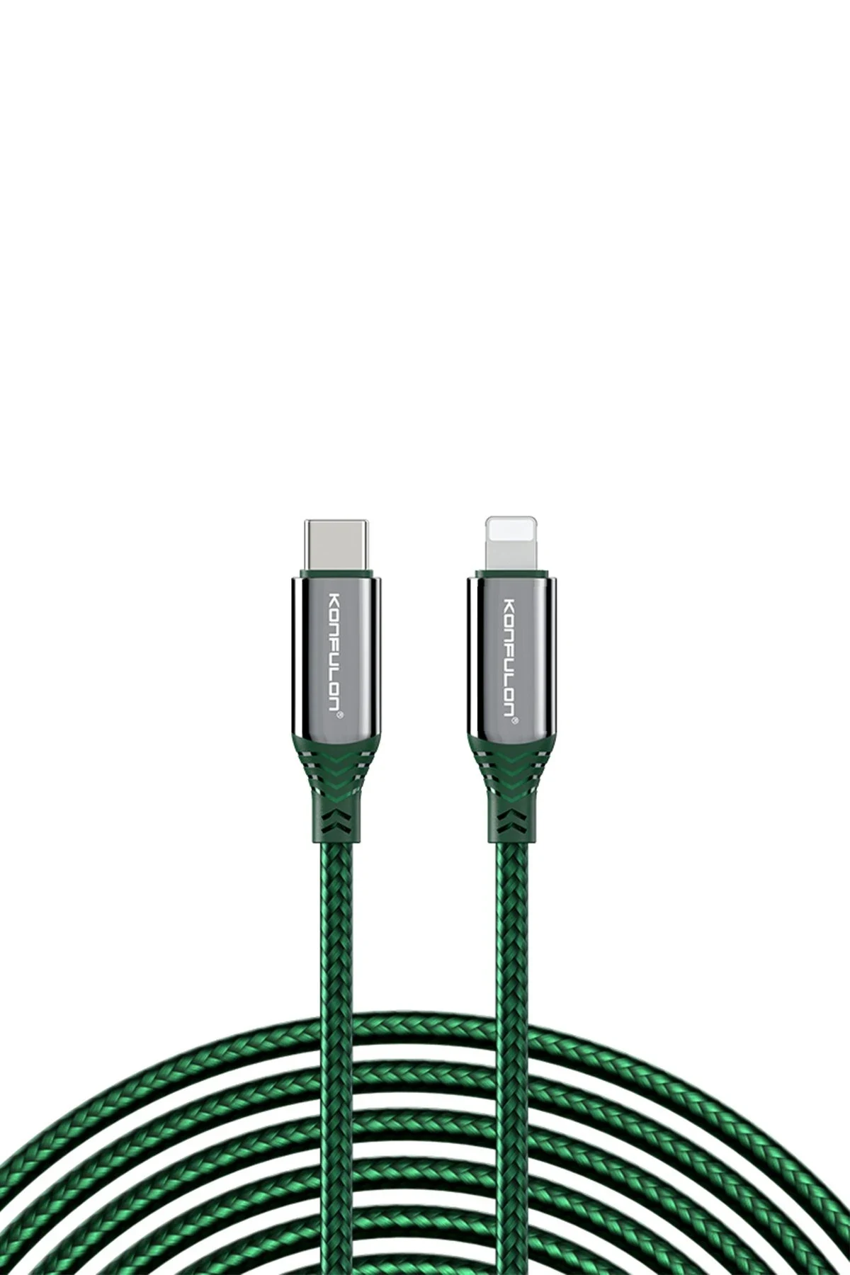 Konfulon DC35 Type-C to Lightning Kablo 1MT - Yeşil