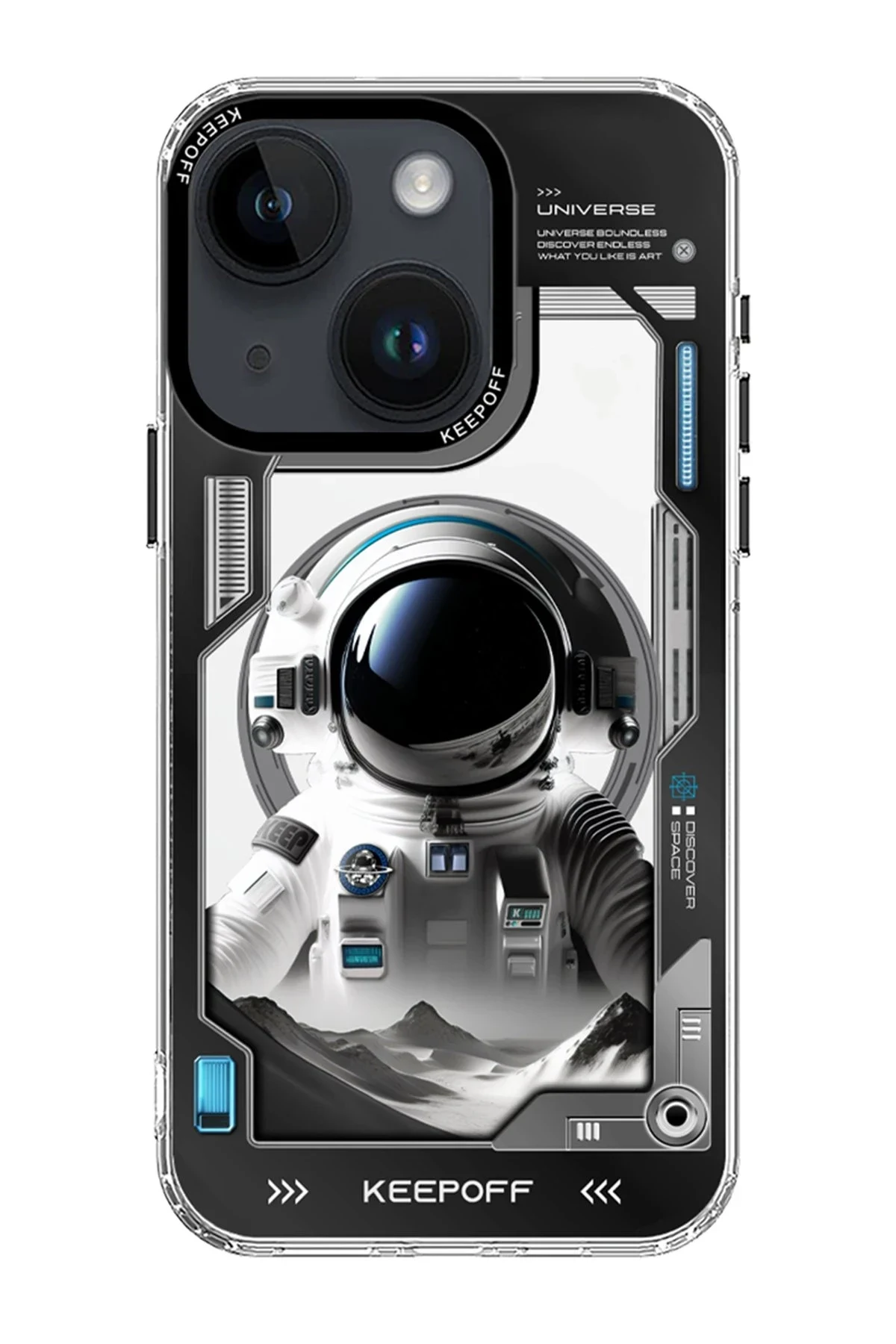 Keep Off Apple iPhone 15 Aerospace Magsafe Kapak - Spaceman