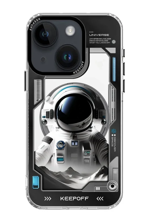Keep Off Apple iPhone 15 Aerospace Magsafe Kapak - Spaceman